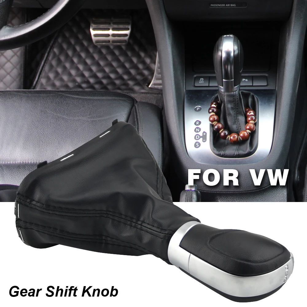 Automatic Gear Shift Knob Gear Shift knob ABS+Electroplate for VW Passat CC Golf 6 Jetta MK6 GLI DSG