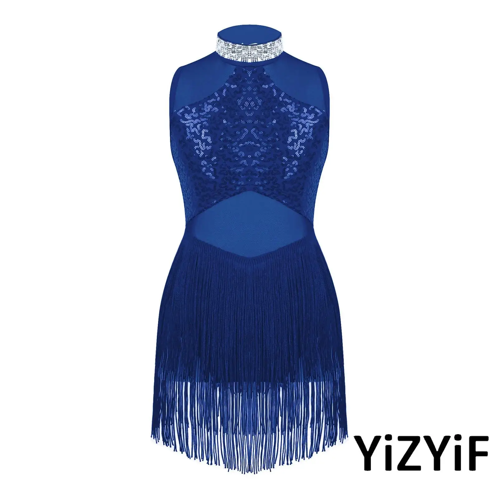 

Kids Girls Shiny Lyrical Modern Contemporary Dancewear Gymnastics Ballet Dance Leotard for Figure Skating Ballroom Dance Costume