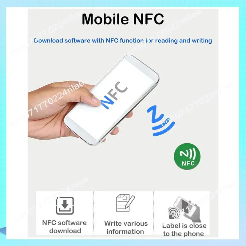 A17Z 24 قطعة NFC Ntag213 علامة ملصق التسمية العالمية RFID رمز دورية 13.56 ميجا هرتز متعدد الألوان لختصار ETC NFC ملصقات