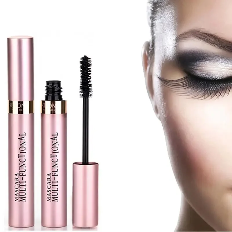 InjFiber-Mascara 4D waterproof pour les cils, rimmel, extension, noir, optique, allongement des cils, cosmétiques