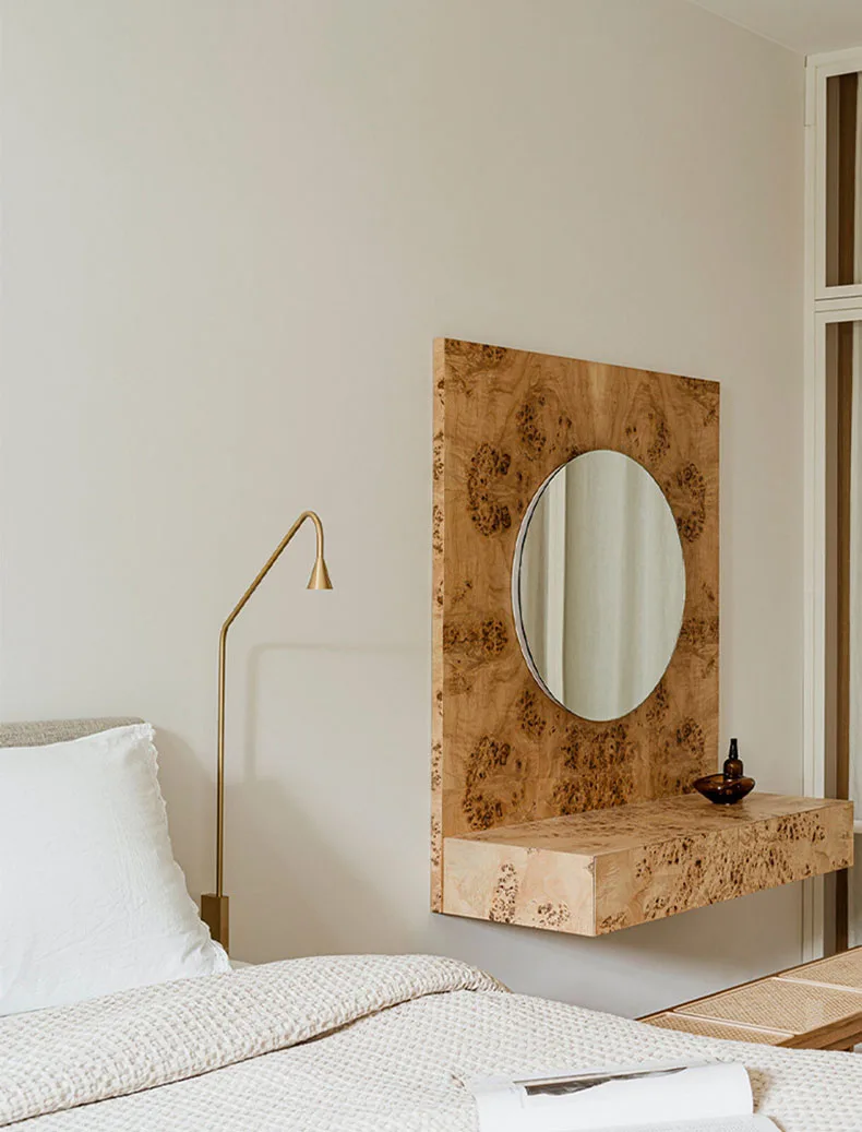 Minimalist Aluminium Wall Light Rotatable Matte Gold Black