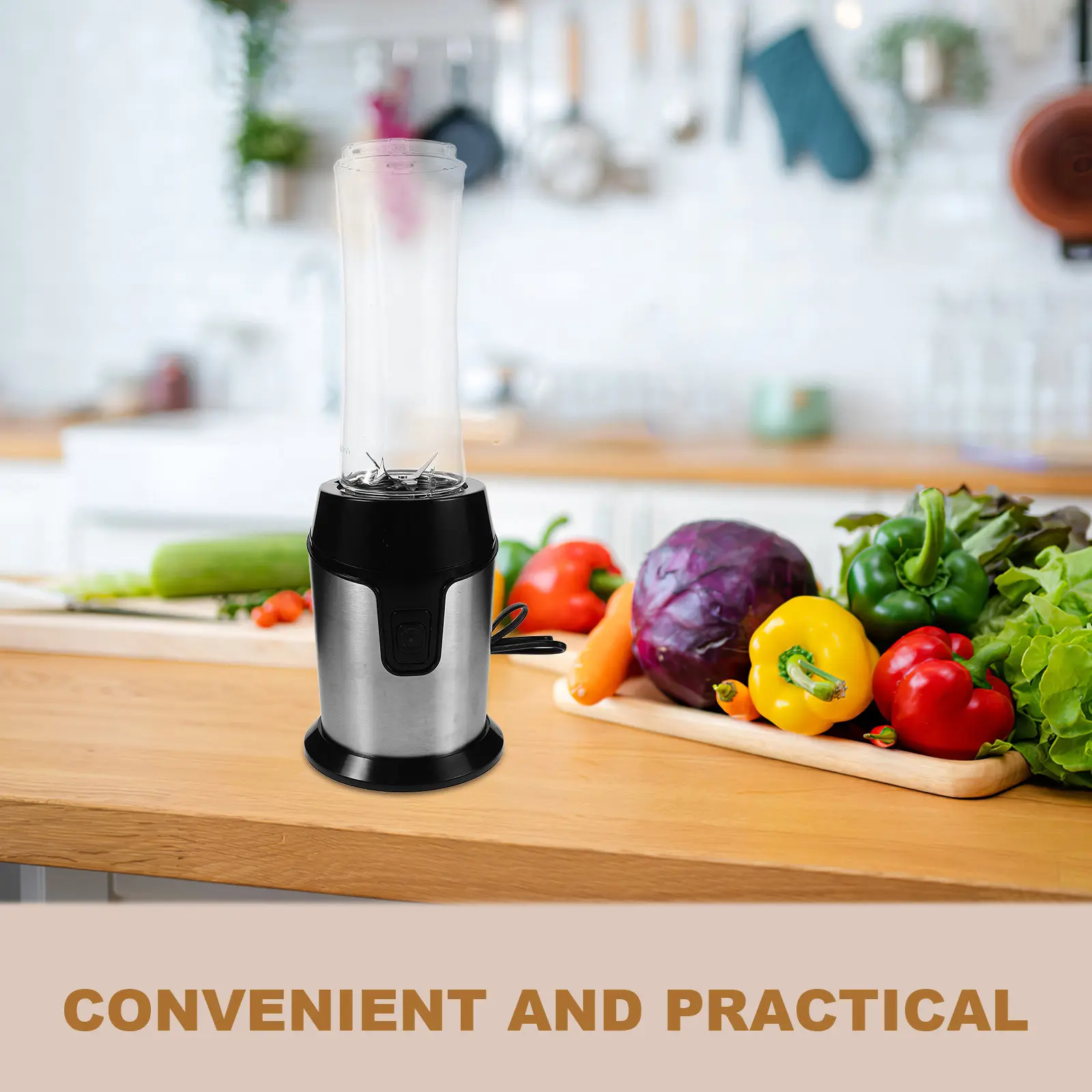 1Set Small Portable Blender Mini Juicer Cup 600ml for Fresh Juice Smoothies Travel Office Home Personal Juicer Mixing Machine view 4