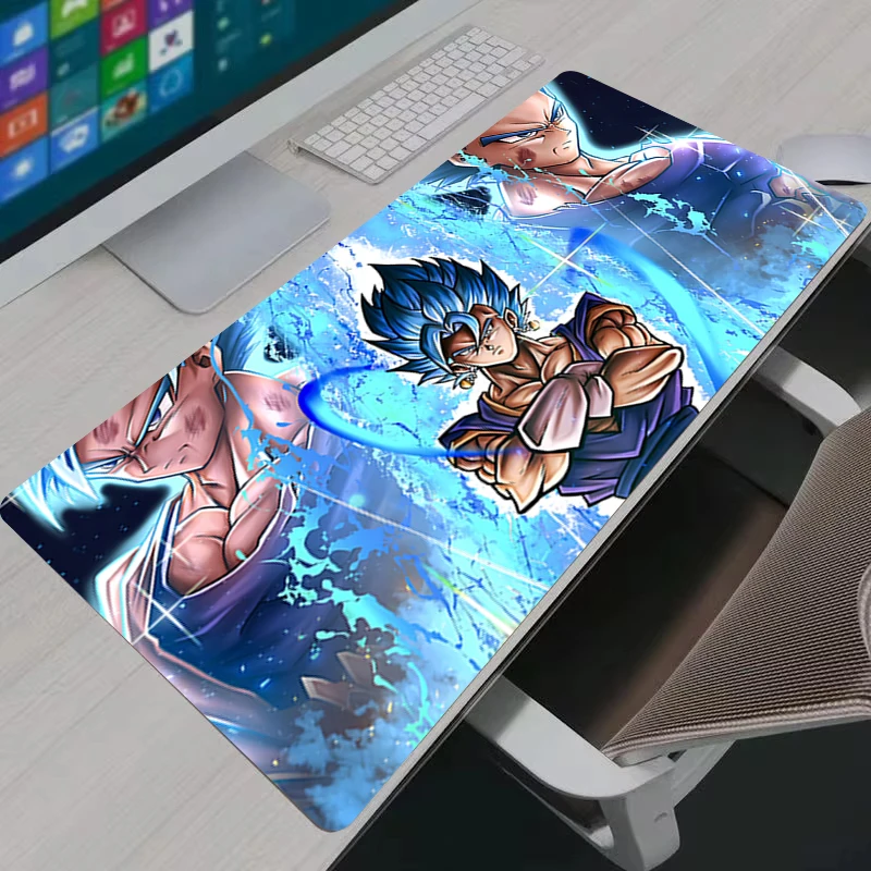 Mouse Pad Anime Gaming Mousepad Dragon Balls Goku Desk Mat PC Accessories Keyboard Pad Computer Gamer Cabinet Rubber Table Pad