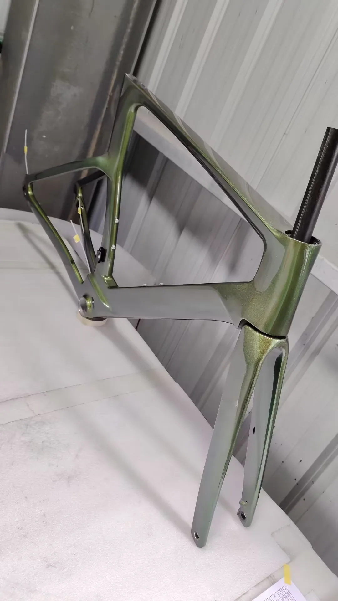 CECCOTTI RF26 نموذج الحرباء اللون الطريق إطار دراجة هوائية T47BB إطار الكربون مع مكبح قرصي وكابل مخفي كامل دراجة إطارات