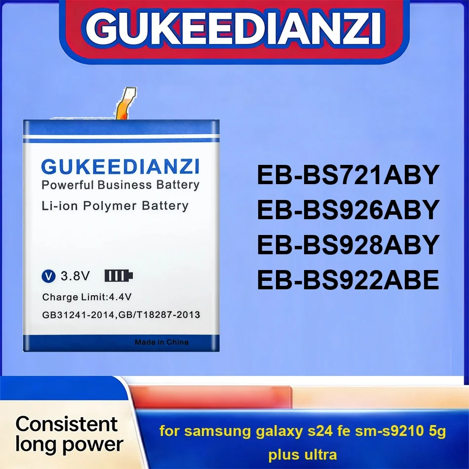 

5200-6000mAh For Samsung Galaxy S24 FE SM-S9210 5G Plus Ultra Mobile Phone Battery EB-BS922ABE EB-BS928ABY EB-BS926ABY
