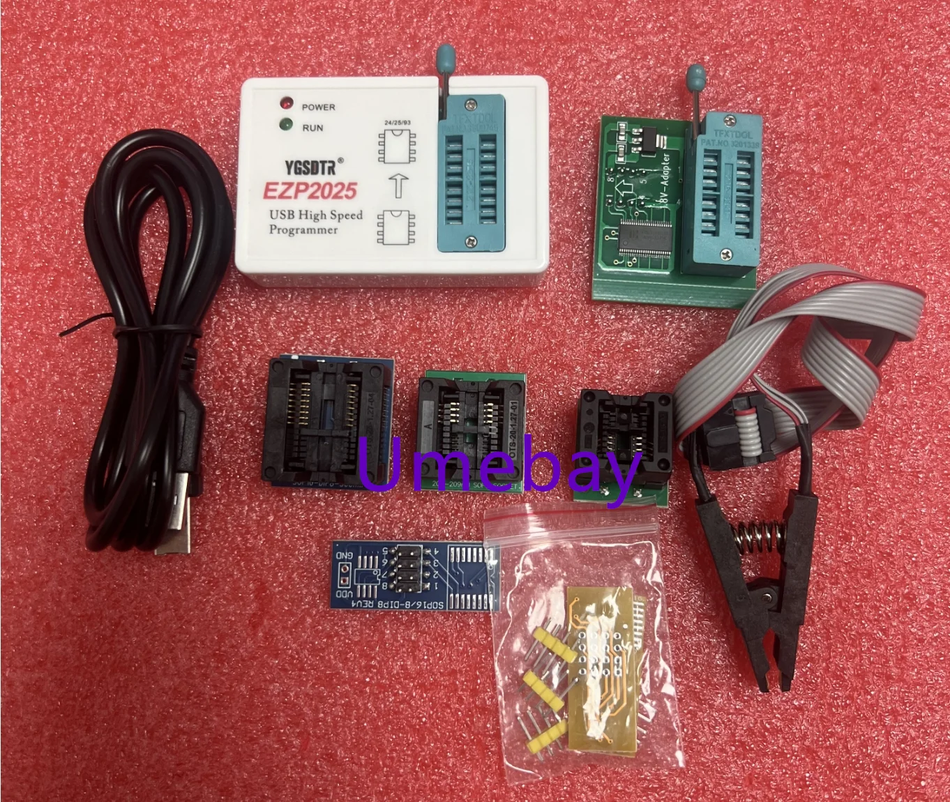 1 peça, ezp2025 sem unidade programador usb 24/25/93/95 eeprom spi flash chip bios queima