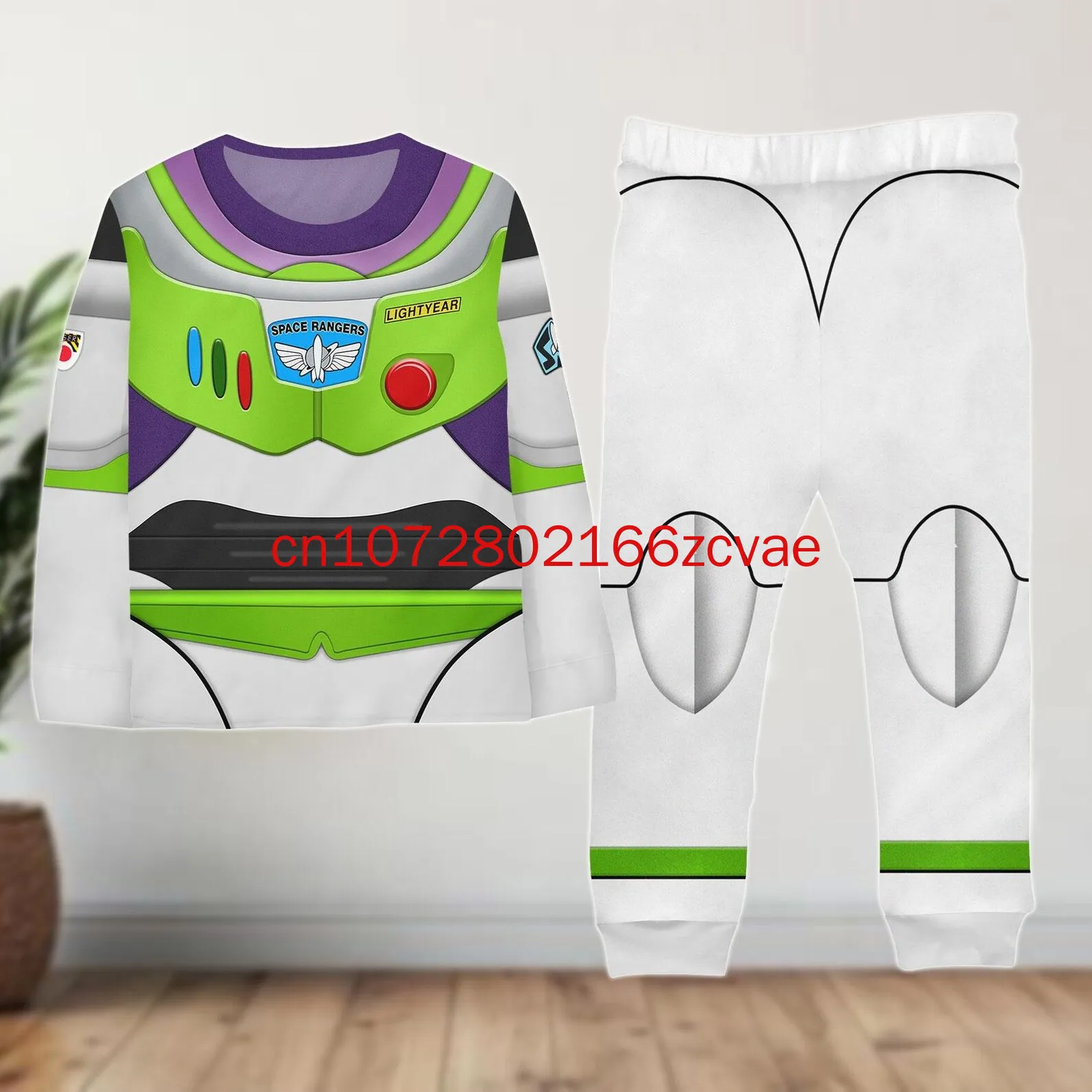 

Buzz Lightyear Family Matching Pajamas Toy Space Ranger Costume Set Disney Halloween Cosplay Sleepwear