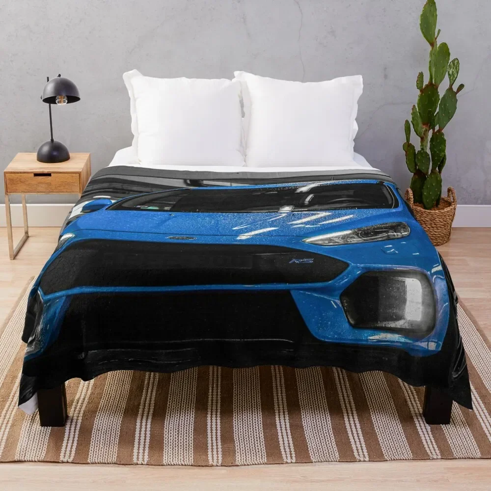 Focus RS Throw Blanket For Decorative Sofa Soft Big Weighted Moving Blankets