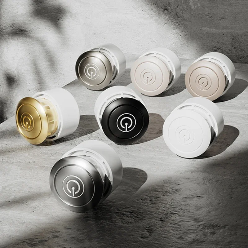 

YM Tatami bouncing handle concealed recessed invisible circular spring presses the fire door, concealed drawer cabinet door hand