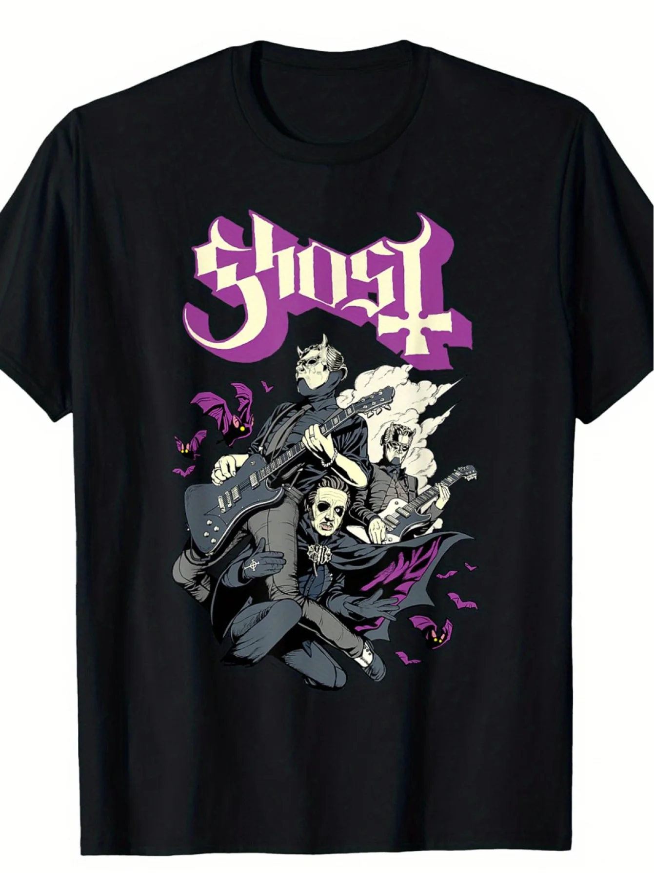 

[Gothic Charm, Men's Graphic T-Shirt] Soft, Breathable Men's Graphic T-Shirt | Gothic Charm, Casual Style with Unique Design