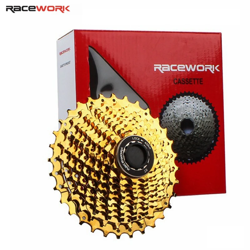 RACEWORK Road Bike 11 Speed Cassette  28T 32T  Bicycle Freewheel Gold Flywheel For Shimamo 105 6800 R7000 R8000