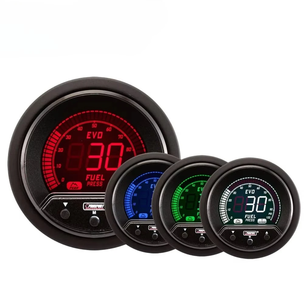 

52Mm Automotive Gauge Bestselling 4-Color Digital Fuel Pressure Gauge