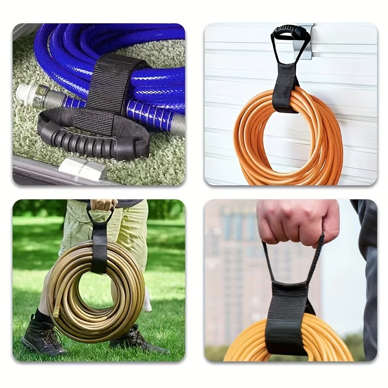 Extension Cord Storage Strap Reusable Hose Tie Straps Heavy Duty Storage Straps For Garden Hoses Pool Hose Garage Wall Hose