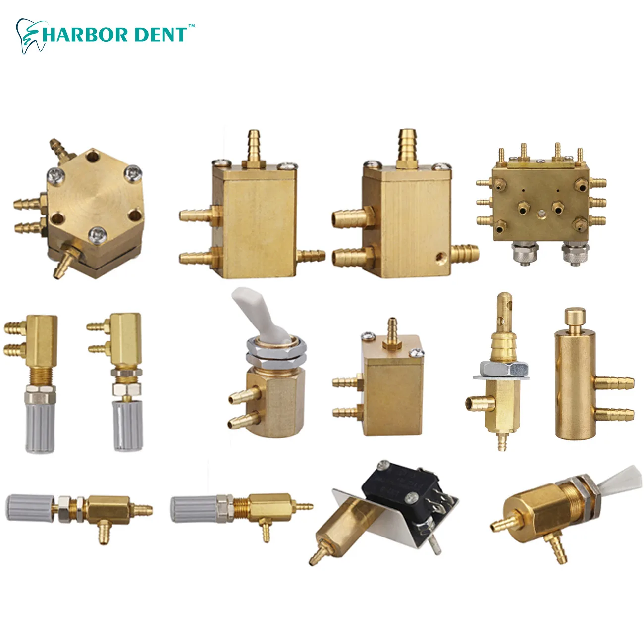 1Pc Dental Chair Accessories Connector Dental Handpiece Conversion Head Dental Light Switch Foot Switch