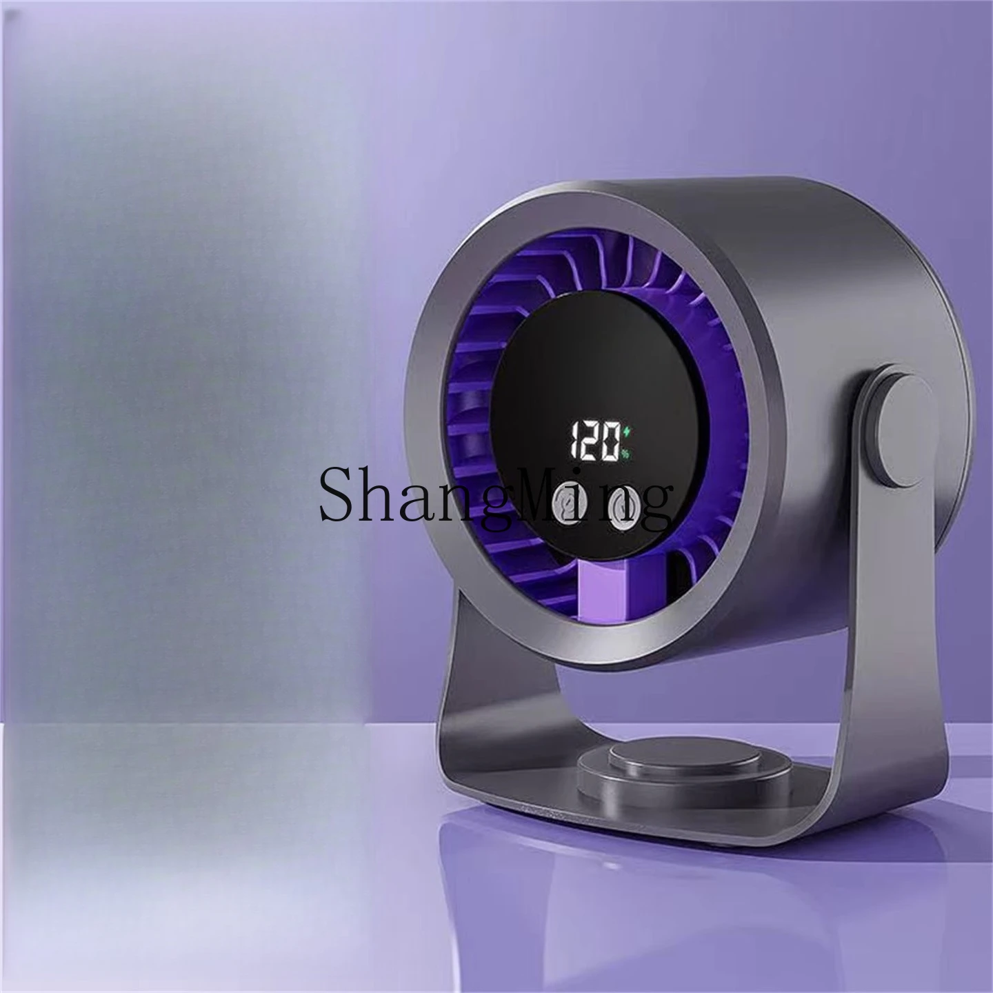 SM مروحة خارجية للمطبخ المكتبي الجديد، مروحة توزيع شاشة رقمية قوية مثبتة على الحائط