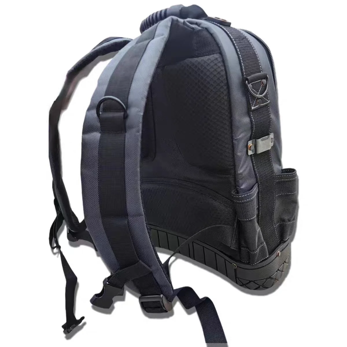 TOOLSTACK Heavy Duty Tool Backpack 1680D Waterproof Electrician Tool Bag Multi-Pocket Storage for Worksite