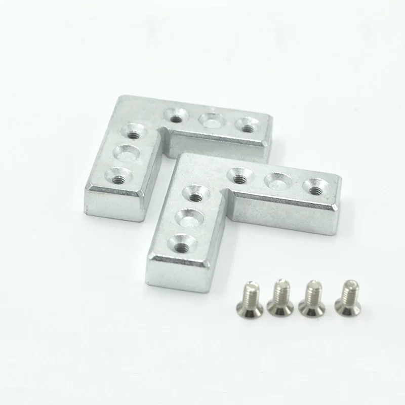 4PCS 90 Degree Iron Right Angle Connector Aluminum Alloy Door Frame Fixed Corner Code Bracket