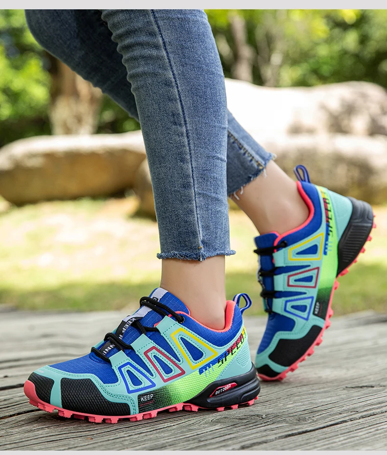 Wasserdichte Wanderstiefel für Herren und Damen, rutschfeste, atmungsaktive, leichte und langlebige Gummisohlen, geeignet für den Außenbereich – Detail 34