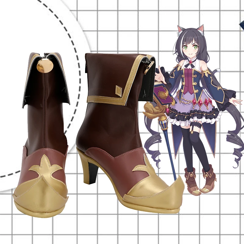 

Princess Connect! Re:Dive Karyl Momochi Kiruya Kyaru Cosplay Shoes Boots Anime Halloween Party Game Cosplay Shoes Prop