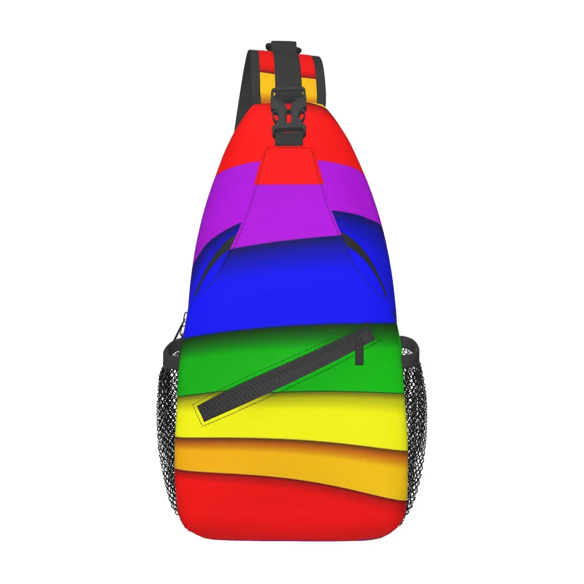 

LGBT Sling Bags Chest Crossbody Shoulder Backpack Travel Hiking Daypacks Pride Rainbow Men Women Satchel