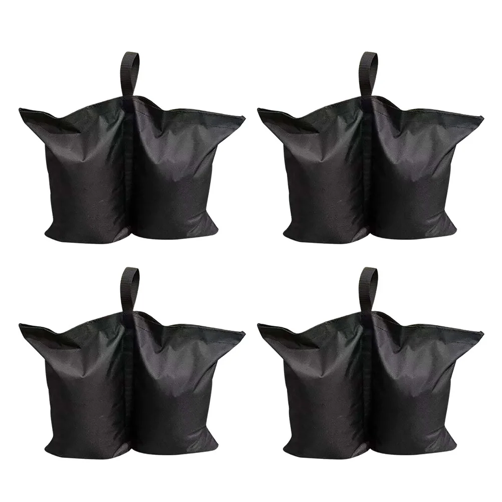 4 قطعة كيس الرمل يندبروف للخيمة الخارجية الوزن حقيبة الثقيلة المحمولة الثابتة الرمل التخييم الشاطئ المظلة كيس التخزين وشملت