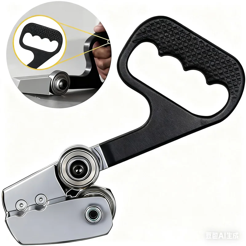 Heavy Duty Sheet Metal Cutter Hand Pull Type Ergonomic Handle Fast Cutting Sharp Blade for Stainless Steel Plate