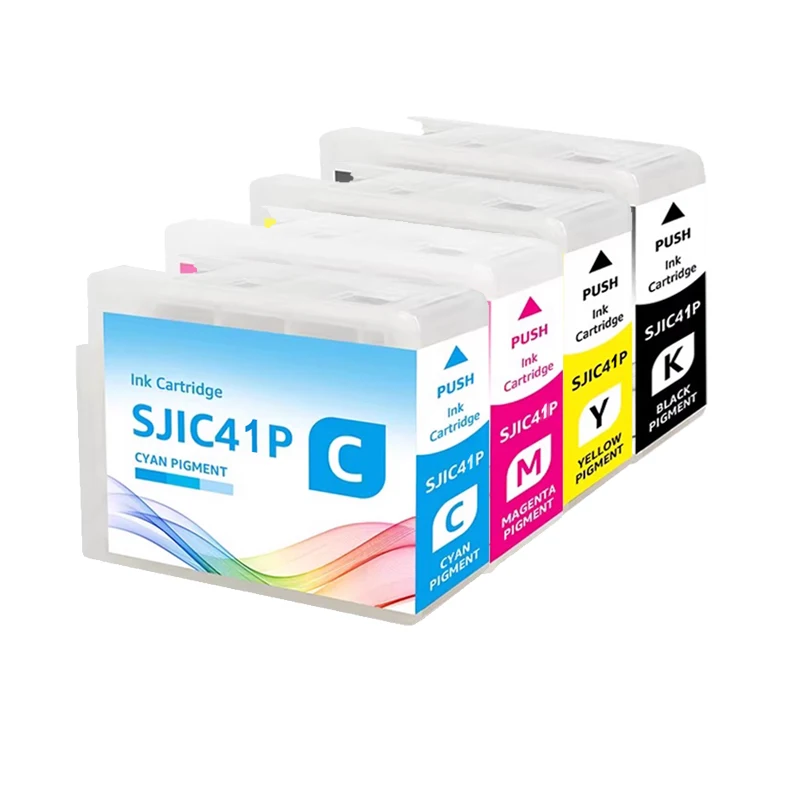 North American Version SJIC41P Ink Cartridge Compatible for EPSON Color works CW-C4000e C4000U 4000u Color Lable  Inkjet Printer