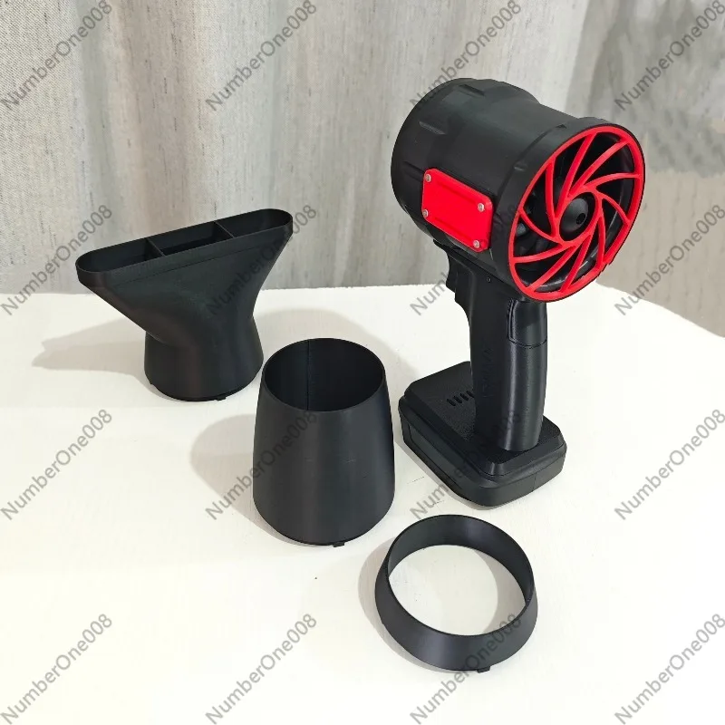 70mm Triple Head Brushless Fan, Handheld Turbo Blower for Car Drying Snow Removal Cleaning Tool