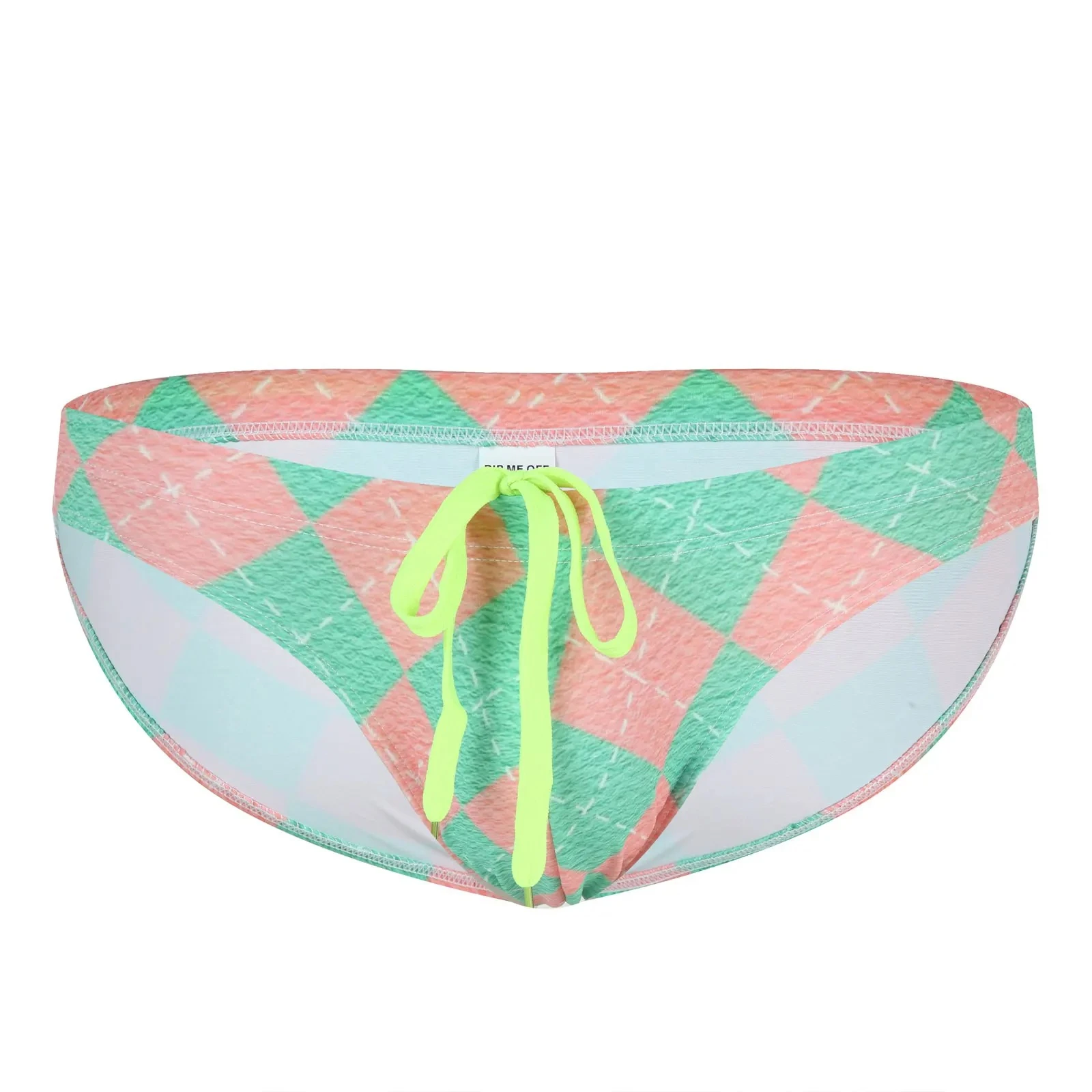 

Printed Men Swim Briefs, Drawstring U-Pouch, High Elastic Breathable Swimwear Hot Spring Pool Bathing Suits Swimsuits Swimming