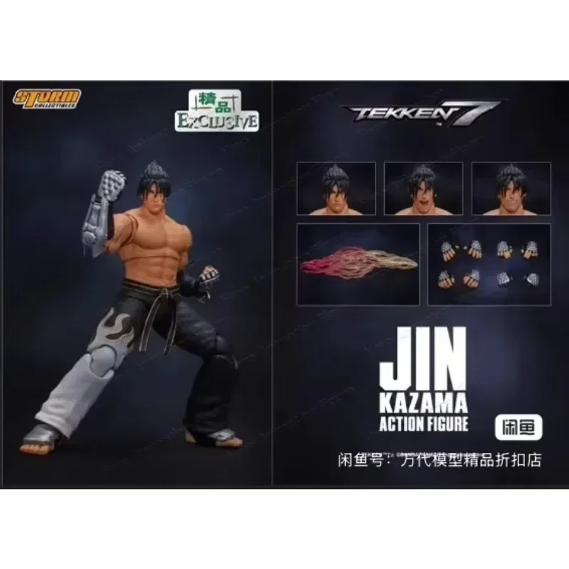 Nuevo en Stock + Kazama Jin + Storm + Juguetes + 1/12 + Tekken 7 + Coleccionables + Jin + Kazama + Colección de Regalo Kazama Jin