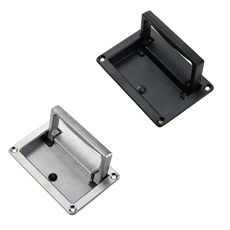 3pcs Zinc Alloy Embedded Folding Door Handles for Industrial Equipment Boxes and Electrical Cabinets Design