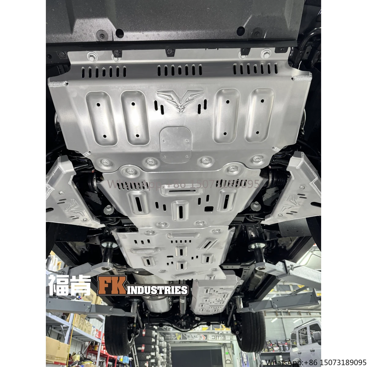 Al-Mg Alloy Full Skid Plates Set Custom Fit for Haval H9 Covers Radiator Engine Gearbox Transfer Case Fuel Tank Differential