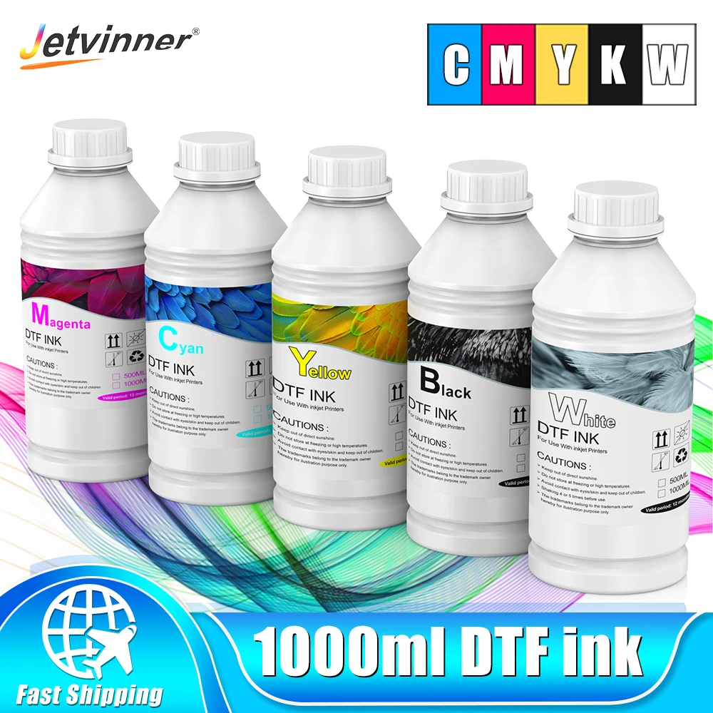 

1000ML DTF Ink Directly to Transfer Film Ink For Epson XP600 L1800 R1390 L805 L800 DX5 DX7 DTF Printer T shirt Printing Ink