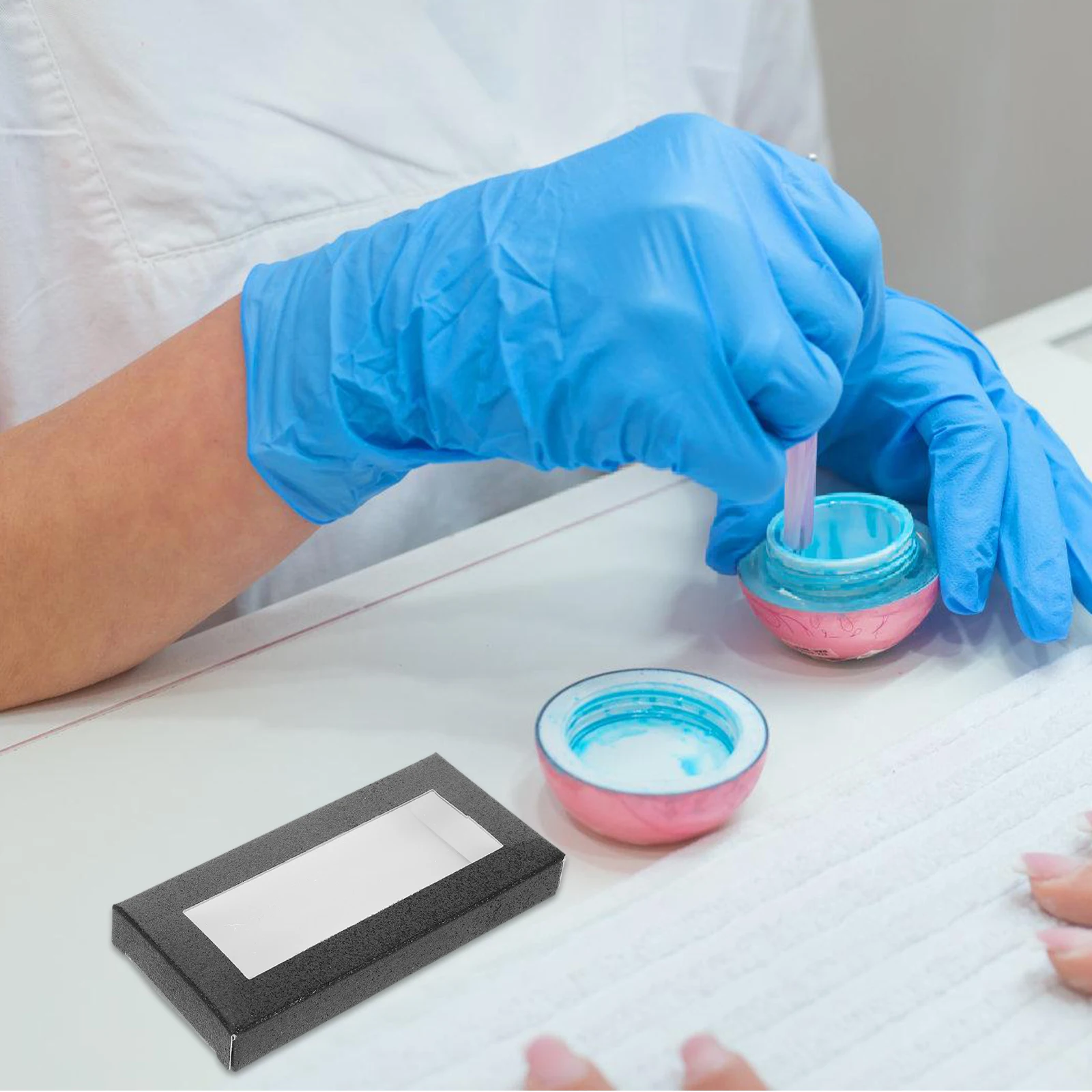 10개입 여행용 속눈썹 디스플레이 정리함 튼튼한 속눈썹 포장 상자 속이 빈 디자인 인조 속눈썹 보관 케이스 휴대용