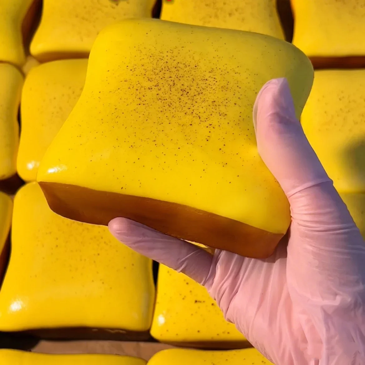 

Мягкая игрушка-антистресс в виде тоста, медленно восстанавливающая форму, сенсорная игрушка-фиджет для снятия тревоги и СДВГ, идеально подходит для детей