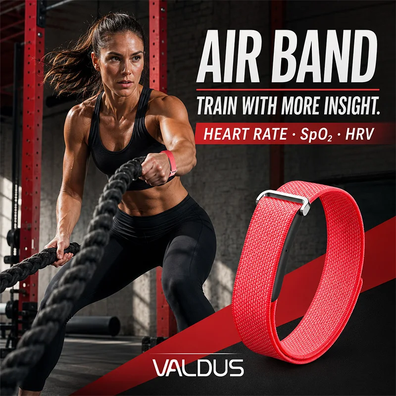 VALDUS Air Band Smart Bracelet Man Woman Heart Rate Blood Pressure Calorie HRV Waterproof Long Battery Life NFC Fitness Tracker view 5