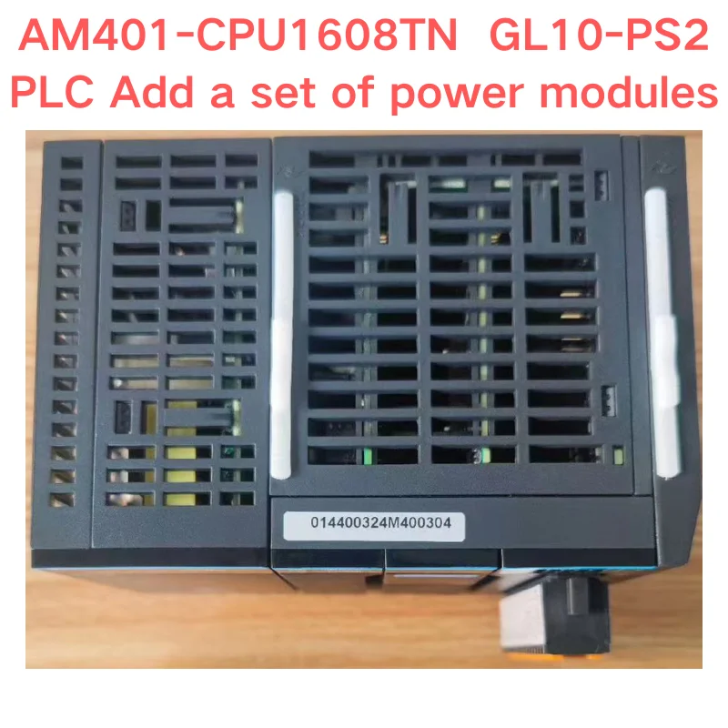 Second  hand Inovance AM401-CPU1608TN  GL10-PS2 PLC Add a set of power modules test OK