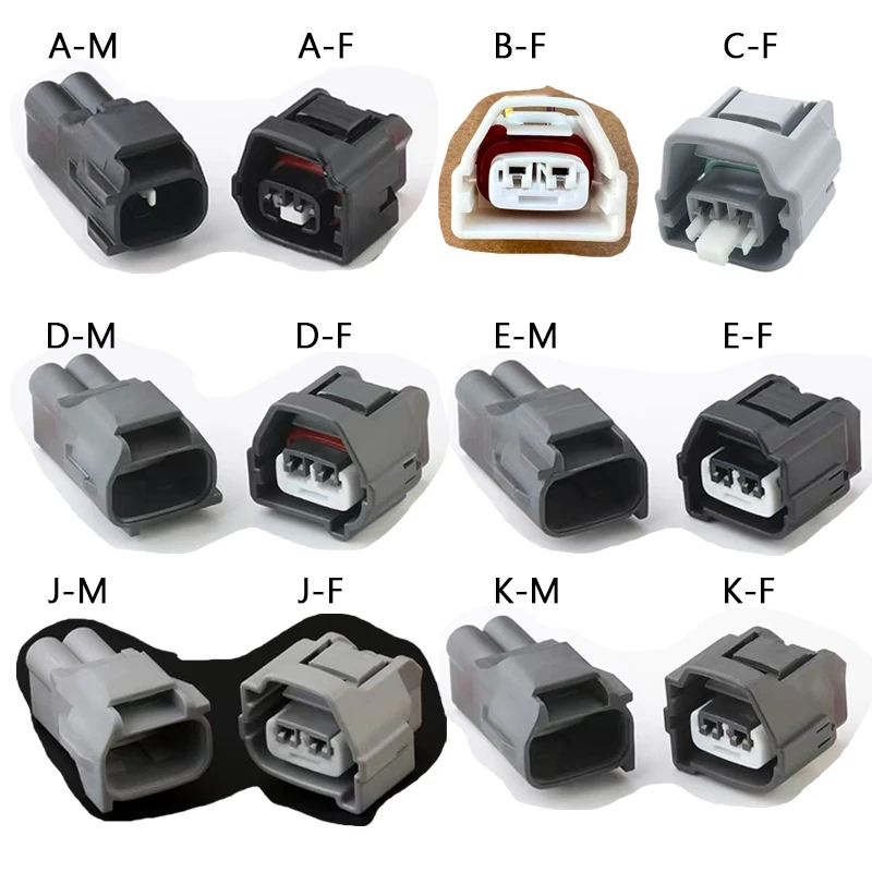 La serie 7025 es adecuada para enchufes de sensor de temperatura automotriz Toyota y Honda, enchufes de sensor de cigüeñal, mazo de cables,