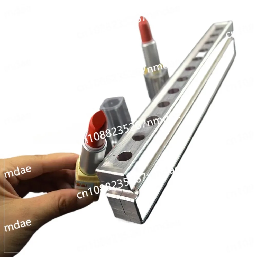 

DIY Lip Stick Filling 12 Cavities Aluminium Lipstick Mould 12.1 Mm