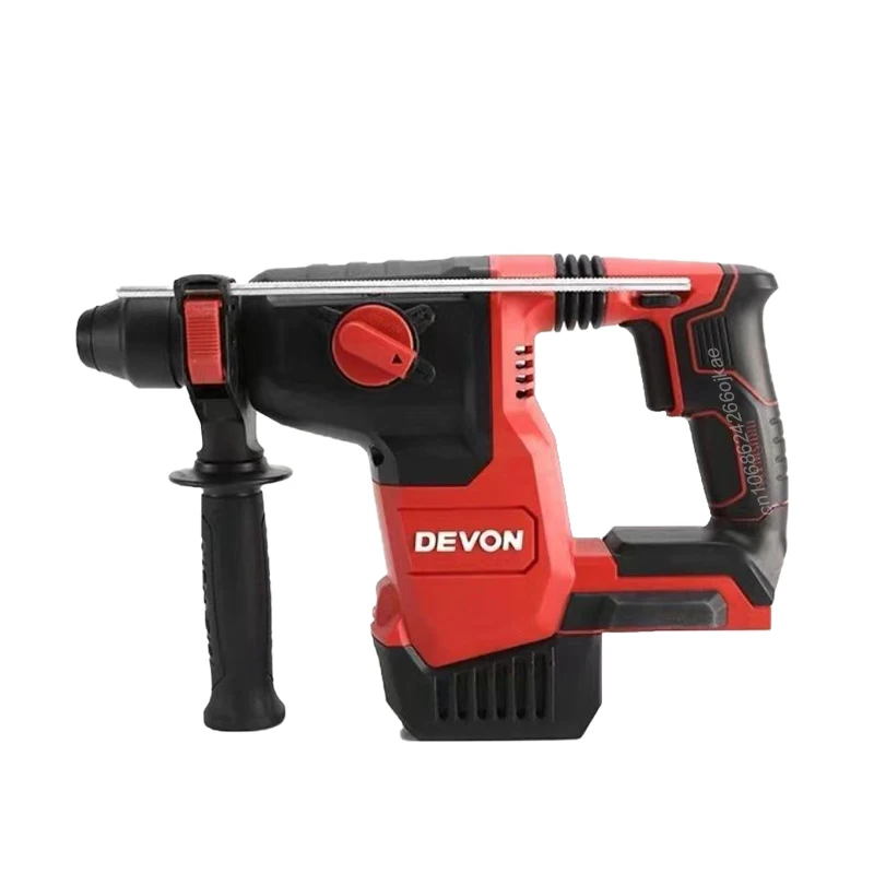 Devon Heavy Duty Cordless Rotary Hammer Rechargeable 5402 Baretool Impact 2.6J 980rpm 4350ipm 2.9Kg Brushless Share Flex Battery