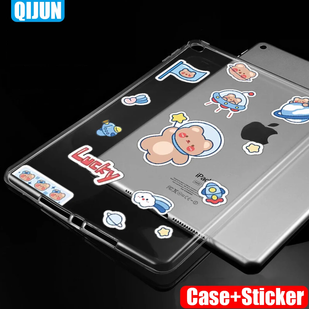 Tablet case for Apple ipad Pro 12.9 2020 Silicone soft shell cover Transparent protection cartoon fundas capa A2229 A2069 A2232