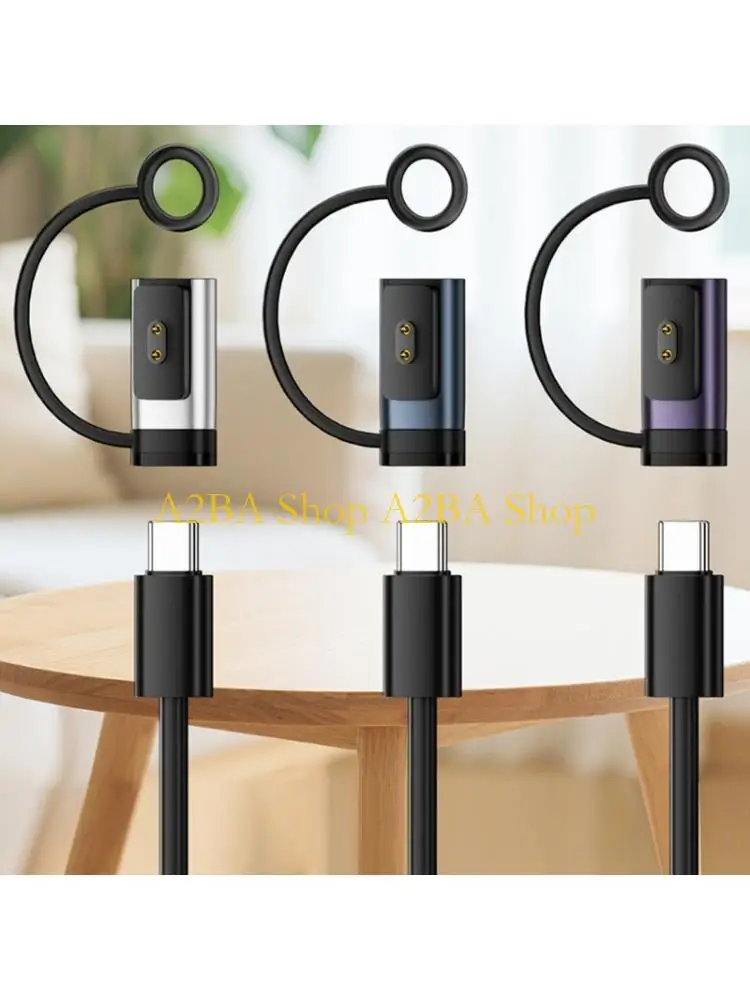 A2BA Metal Charging Dock Connector For Fitness Trackers Series 10 9 8 with Attachment for Effortless Daily Charging