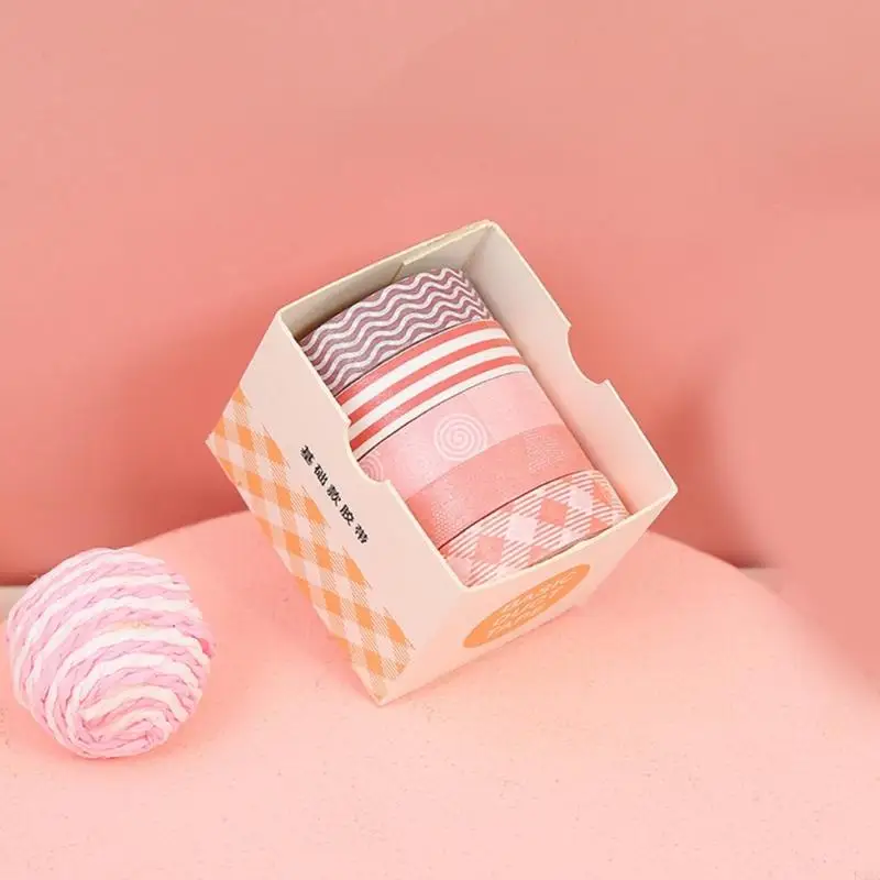 F3MA 5Rolls Scrapbooking nastro per arte artigianale da 10mmx2m per il diario diario artigianale