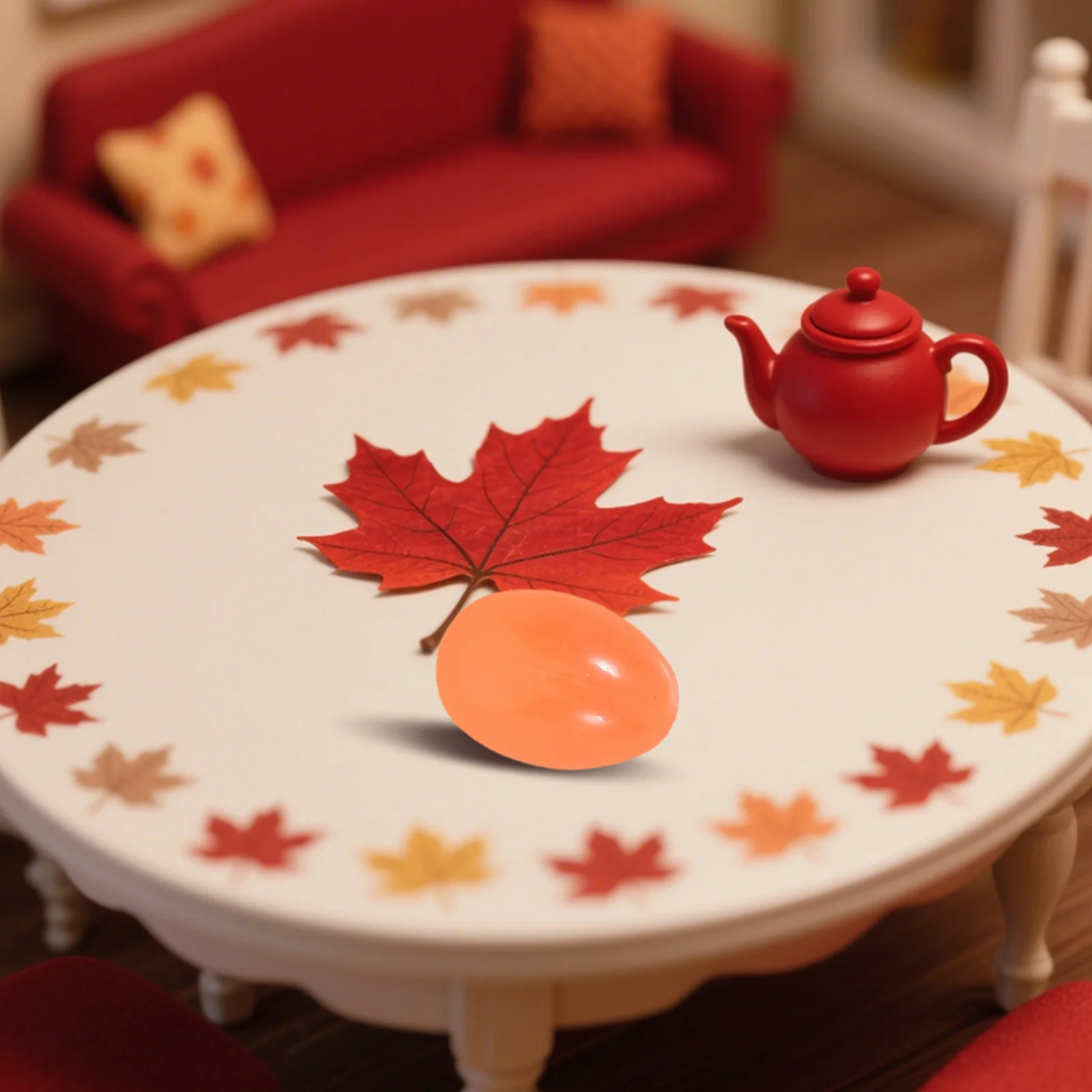 36pcs Miniature Miniature Egg Ornaments For Dollhouse Kitchen Decor Micro Scene Ornaments Kids Educational Fake Egg Decor