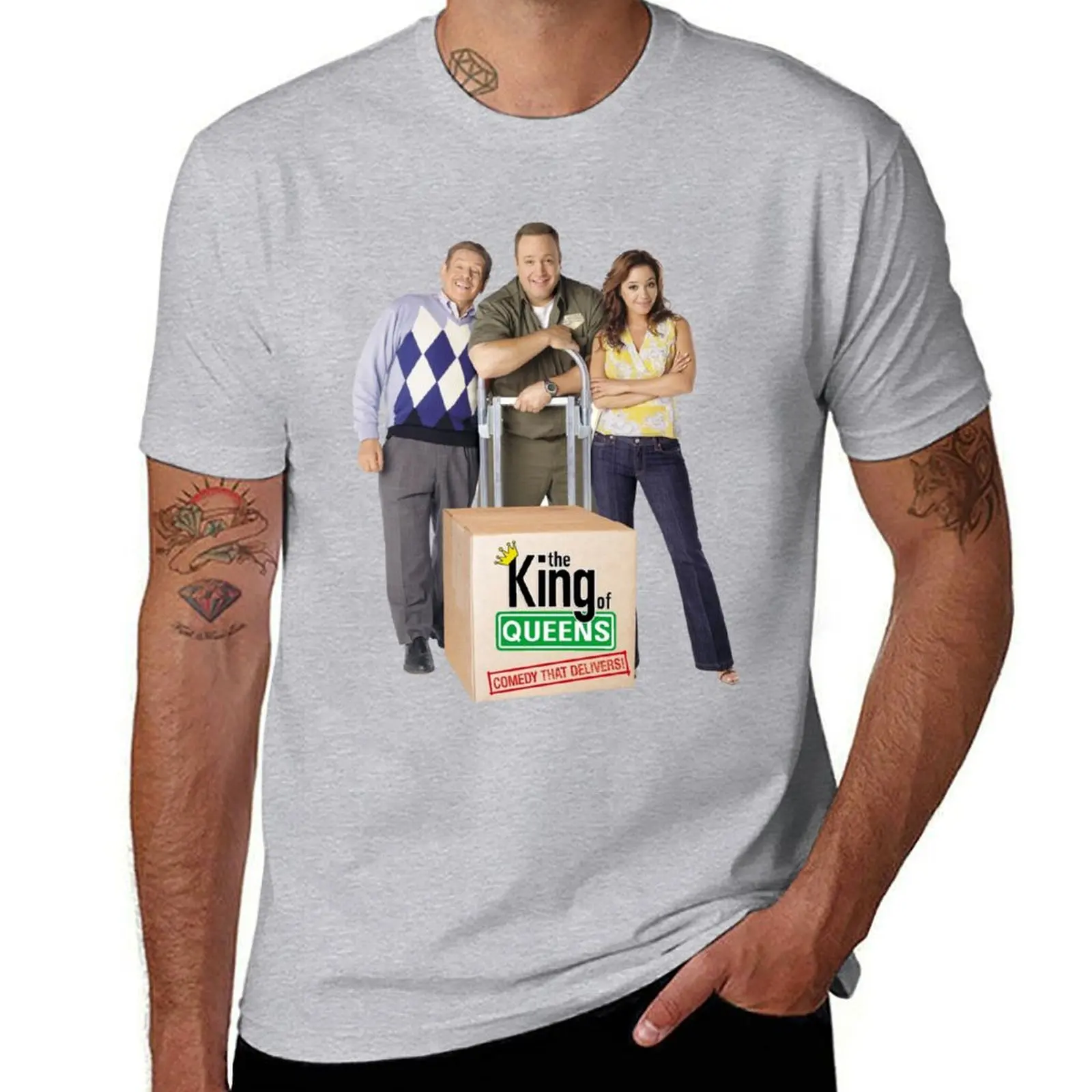 

The King Of Queens T-shirt Cute Tops Heavyweights Sports Fans Mens T Shirts Casual Stylish