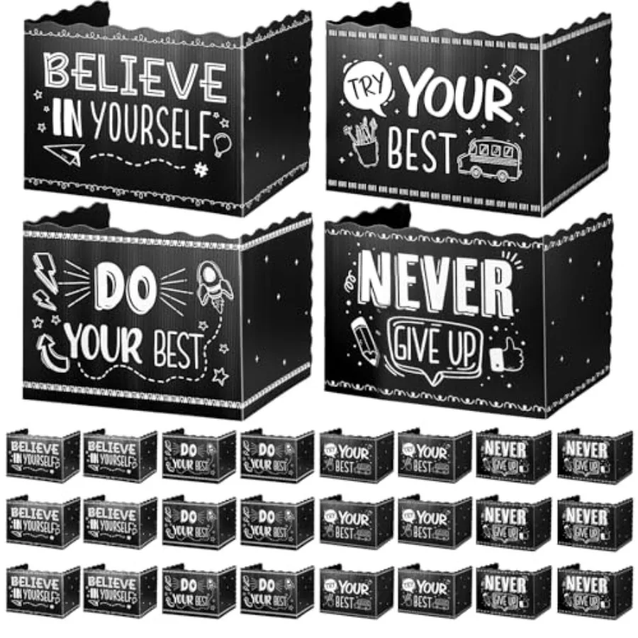 

Набор из 24 водонепроницаемых прочных пластиковых разделителей для ученических парт, легко моющиеся, для классных комнат