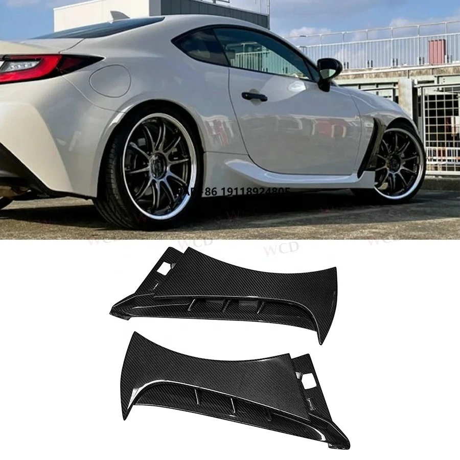 

2022-2023 for GR86 Body Kit with Carbon Fiber Front Bumper Side Fender Air Vent Trim Splitters Side Fender Vent Body Trim