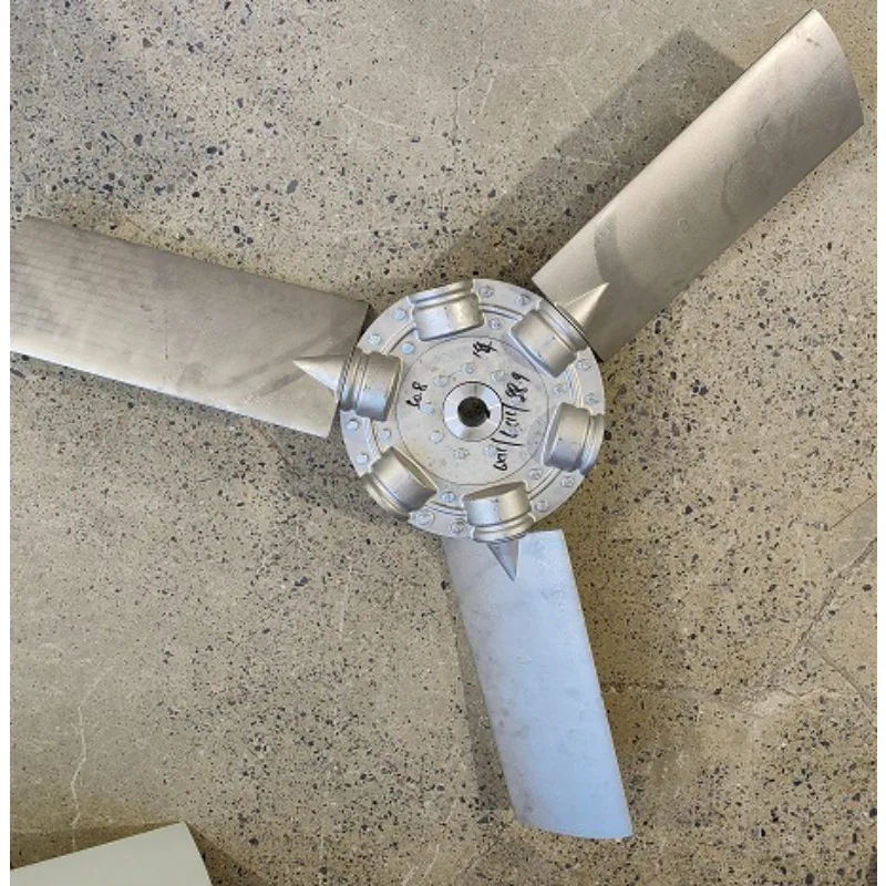 

Large diameter industrial cooling axial fan 3 wings with alloy blades