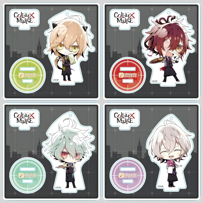 Collar X Malice 10CM Chibi Acrylic Standee Cafe Series Face Pinching Factory Wholesale Ornament Friends Gifts Keychain