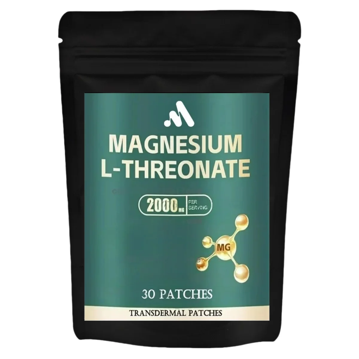 

30 Patches Magnesium L -threonate Promotes Brain , Enhances Memory, Concentration & Cognition, Energy Transdermal Patch
